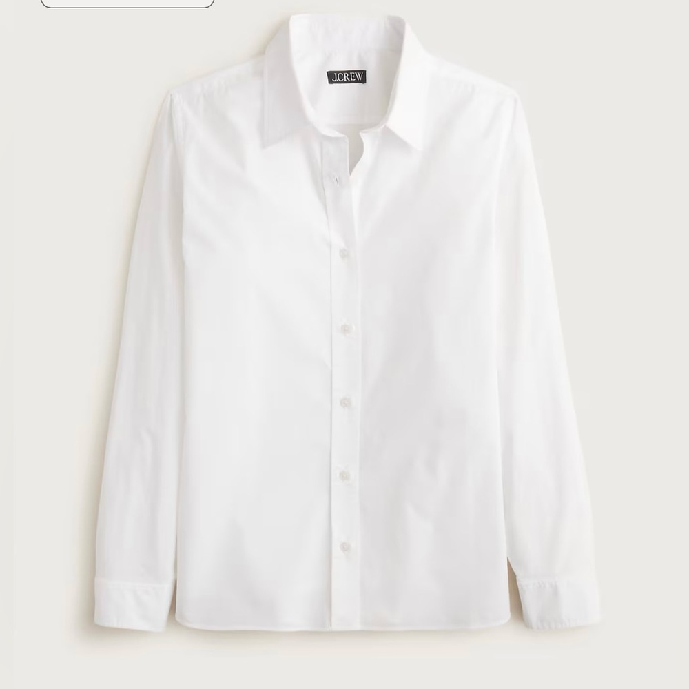 J.Crew Jules classic-fit shirt in cotton poplin - Picture 5 of 11